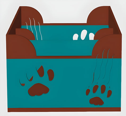 Organizator plicuri hrană pisici cu cleme de sigilare, variante multiple