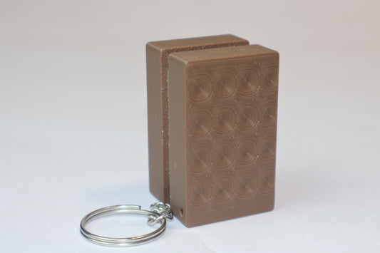 Breloc Fidget Clicker – Înghețată Sandwich (Biscuit)