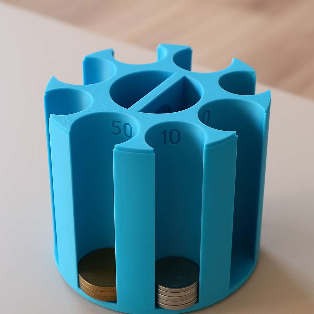 Organizator pentru monede românești - 10 și 50 de bani