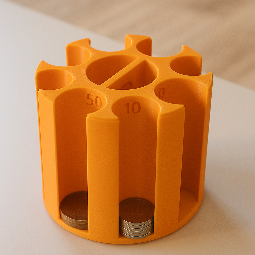 Organizator pentru monede românești - 10 și 50 de bani