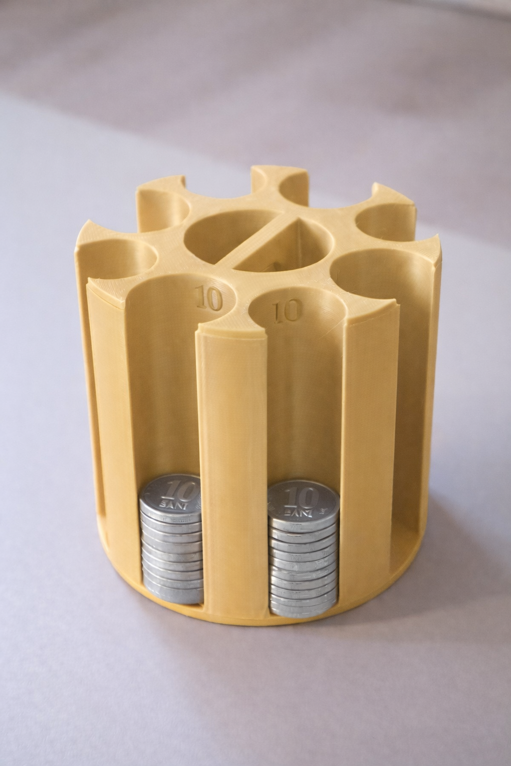 Organizator pentru monede românești - 1, 5, 10 și 50 de bani