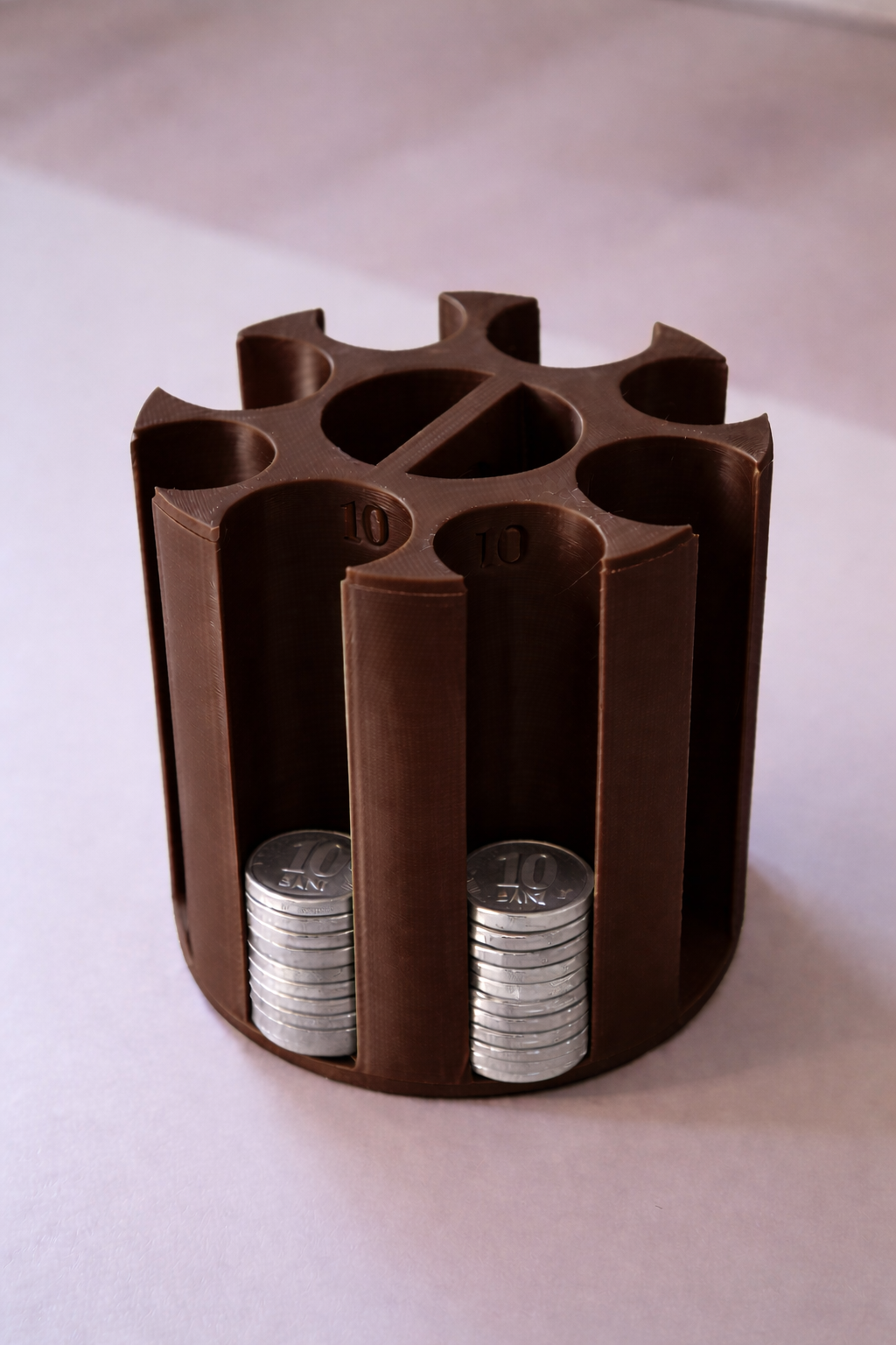 Organizator pentru monede românești - 1, 5, 10 și 50 de bani