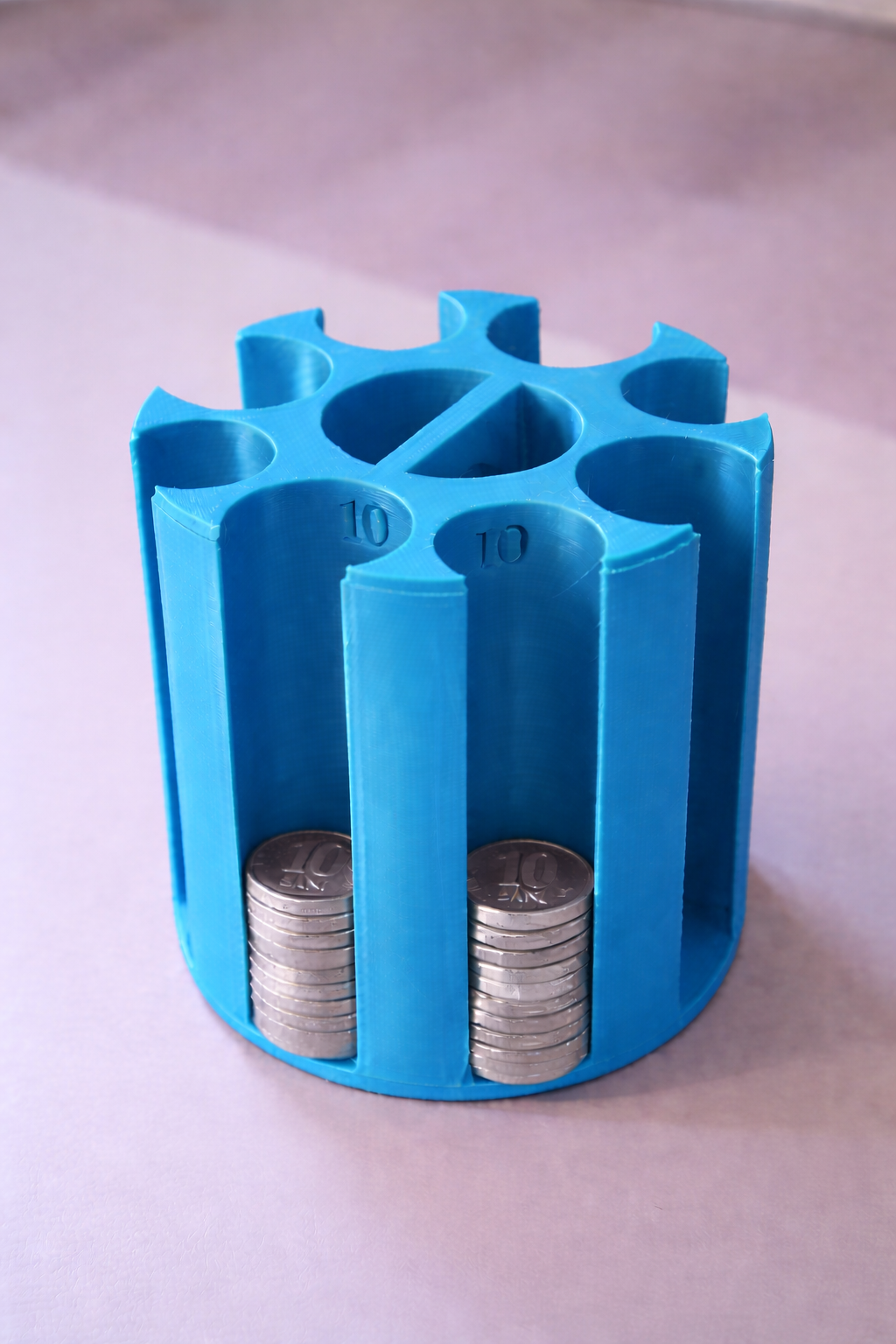 Organizator pentru monede românești - 1, 5, 10 și 50 de bani