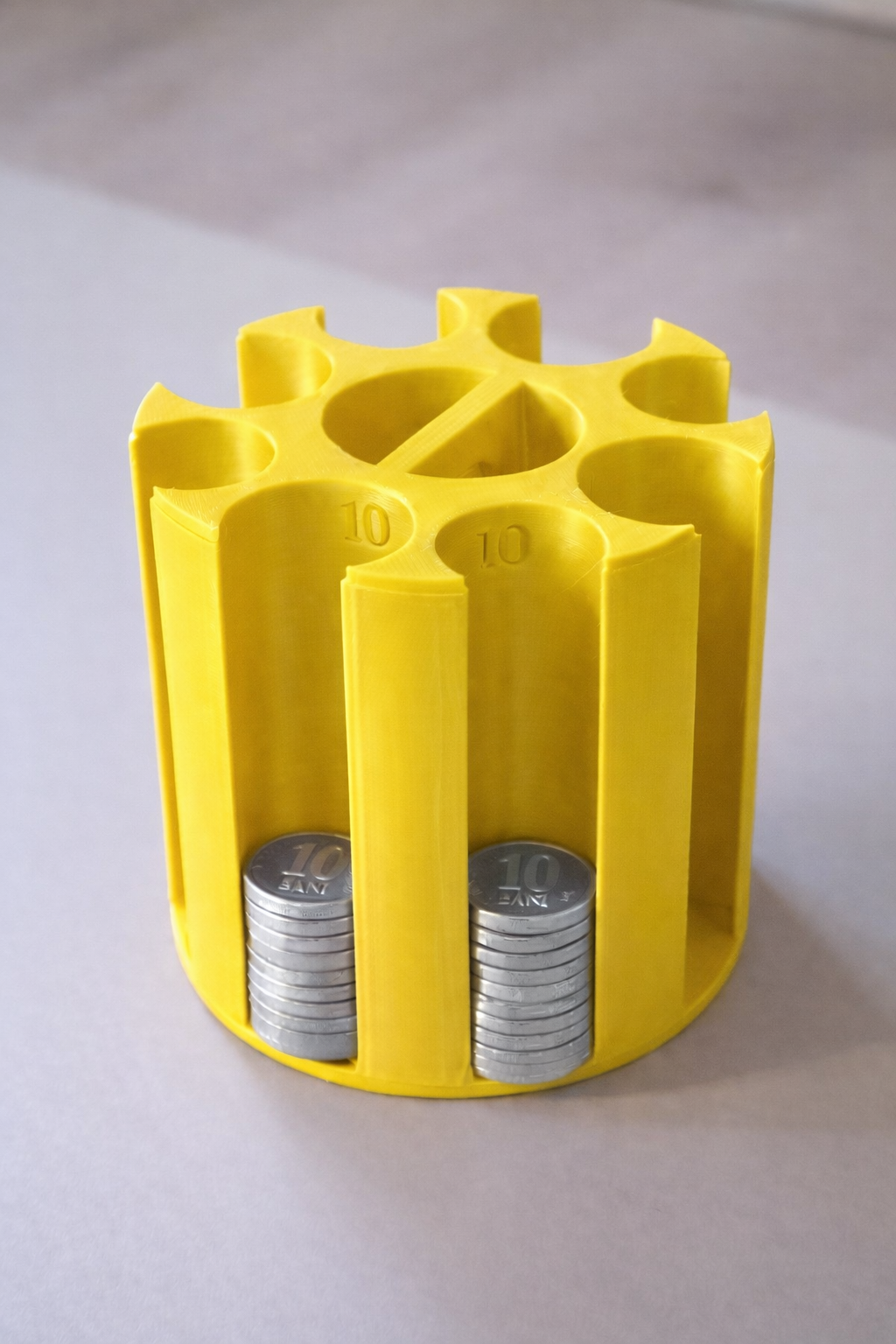 Organizator pentru monede românești - 1, 5, 10 și 50 de bani