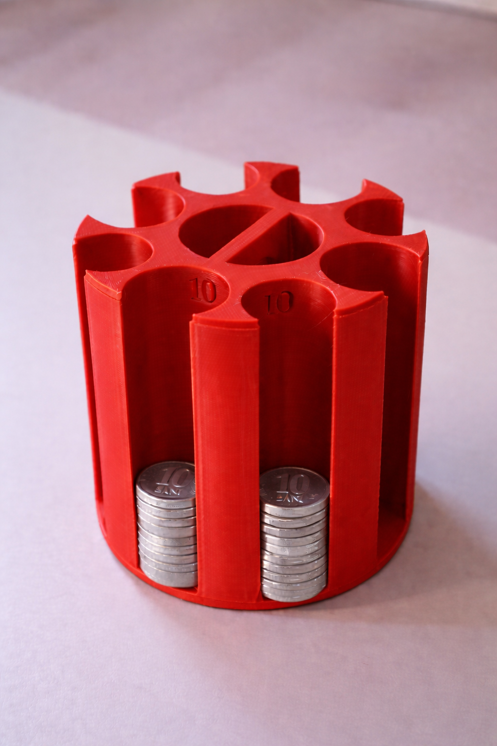 Organizator pentru monede românești - 1, 5, 10 și 50 de bani