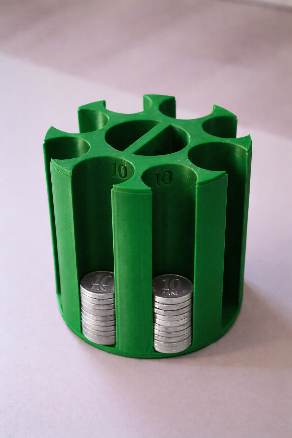 Organizator pentru monede românești - 1, 5, 10 și 50 de bani