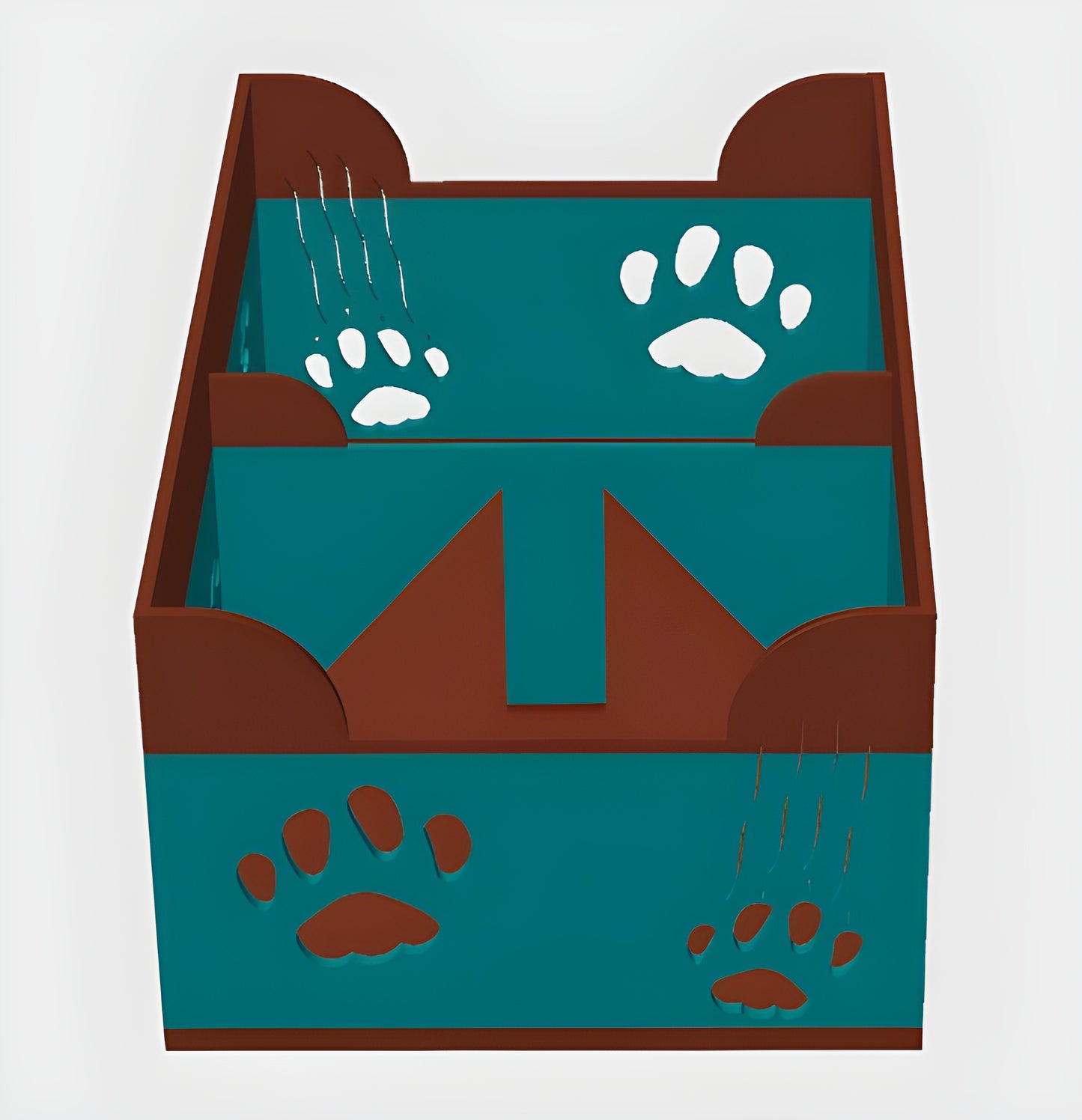 Organizator plicuri hrană pisici cu cleme de sigilare, variante multiple