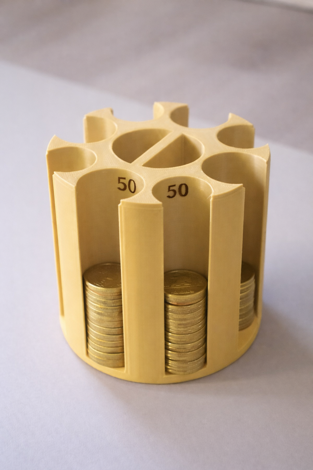 Organizator pentru monede românești - 1, 5, 10 și 50 de bani