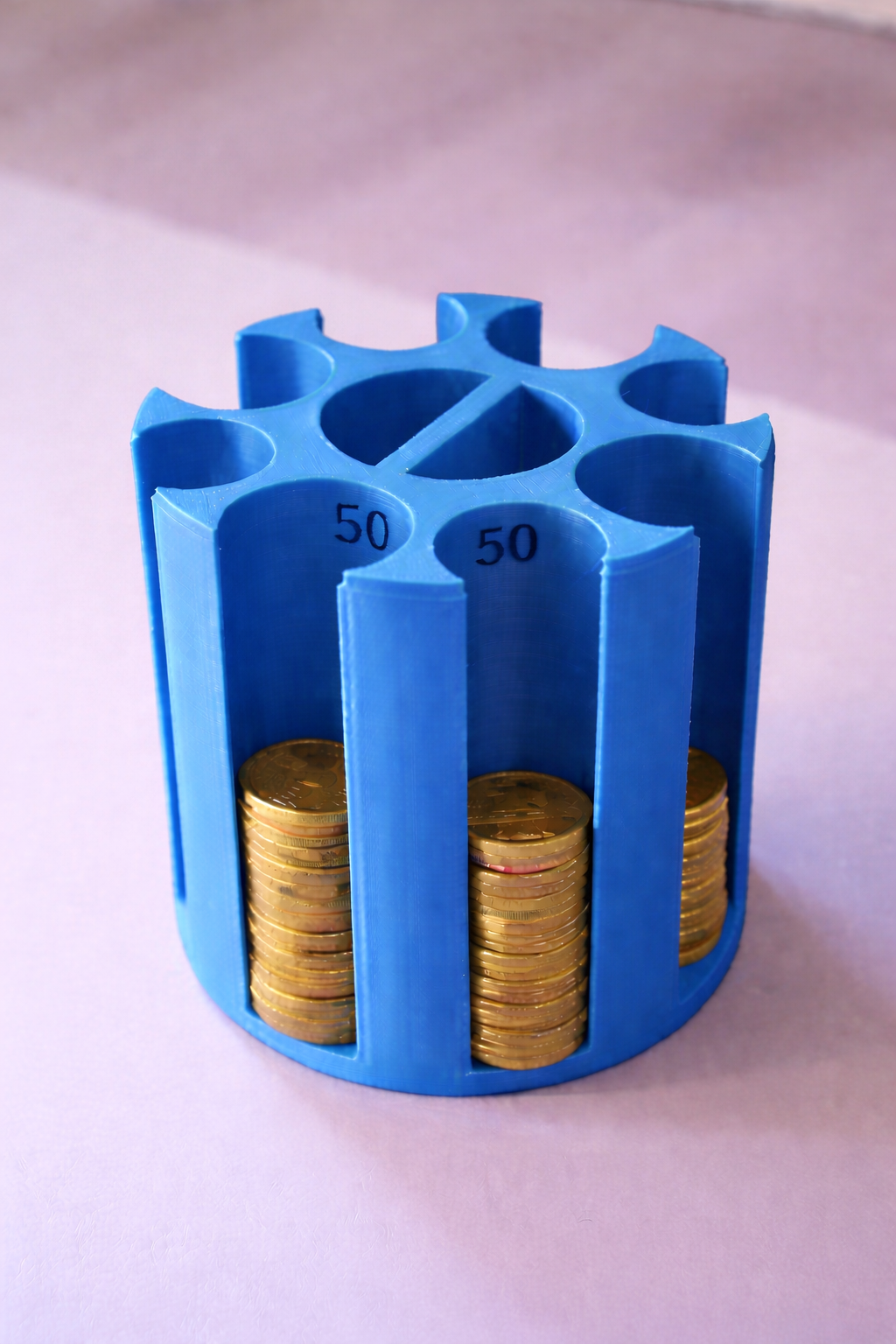 Organizator pentru monede românești - 1, 5, 10 și 50 de bani