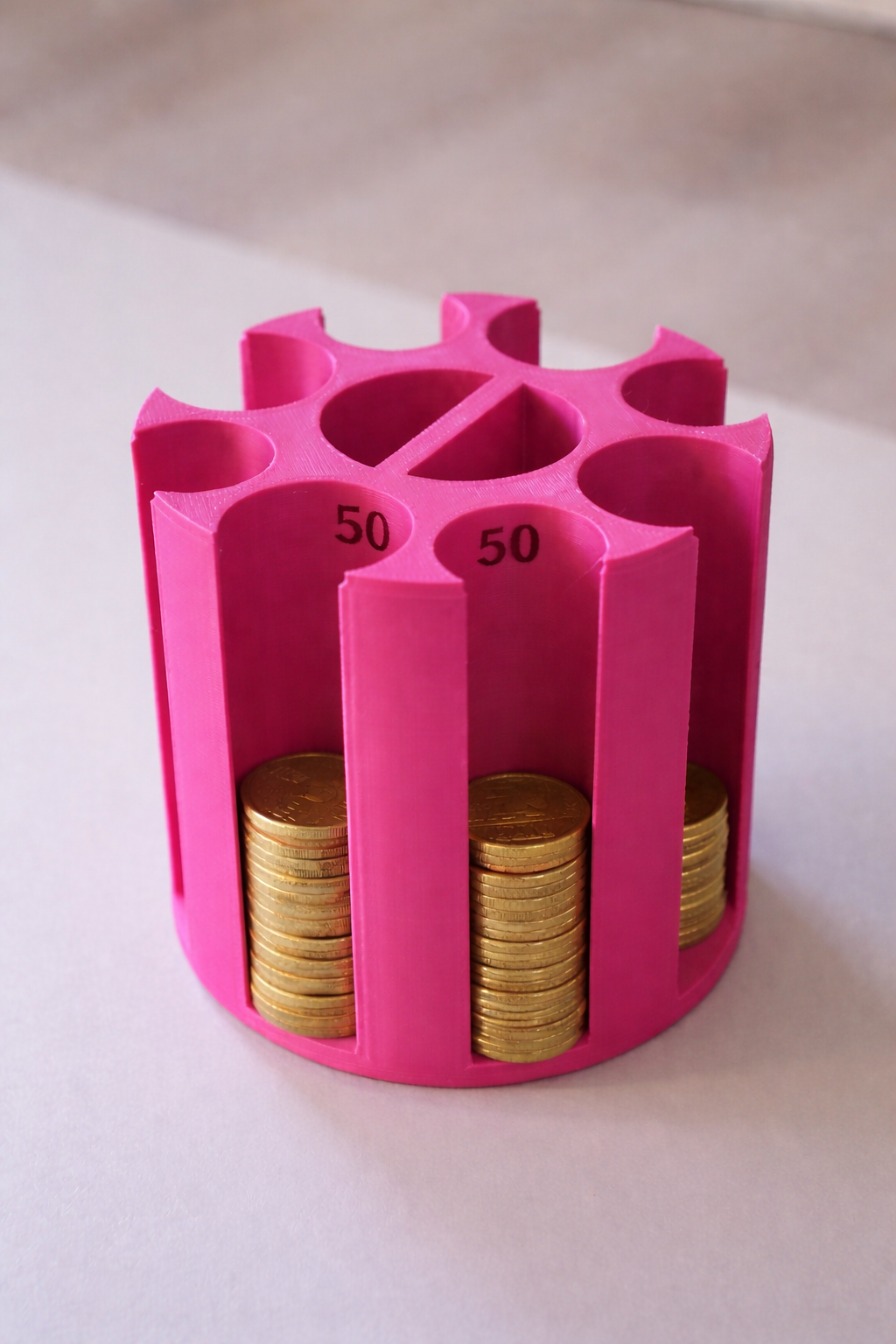 Organizator pentru monede românești - 1, 5, 10 și 50 de bani