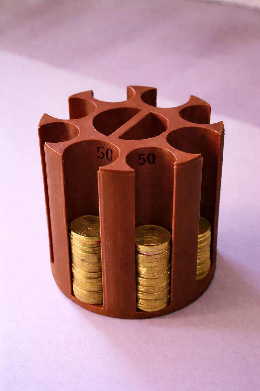 Organizator pentru monede românești - 1, 5, 10 și 50 de bani
