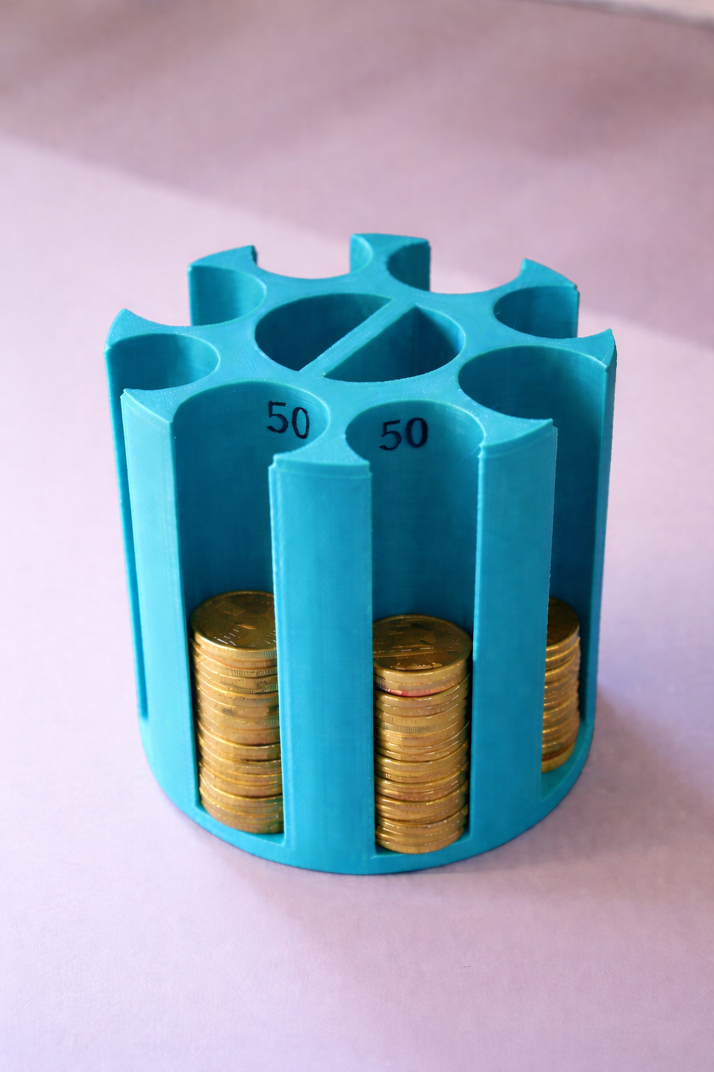 Organizator pentru monede românești - 1, 5, 10 și 50 de bani