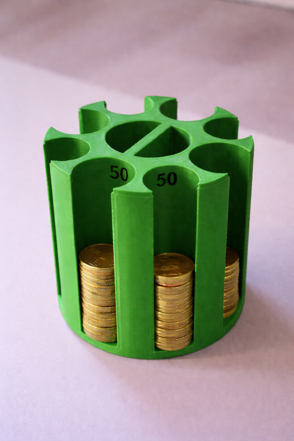 Organizator pentru monede românești - 1, 5, 10 și 50 de bani