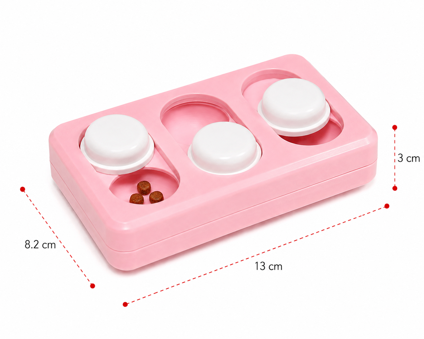 Jucărie interactivă tip puzzle pentru câini mici și pisici