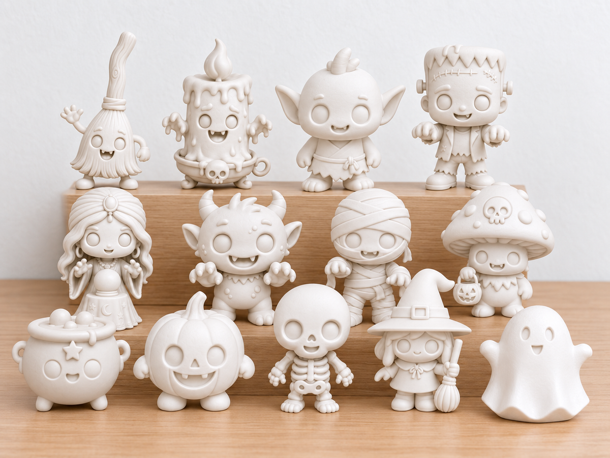 Kit de colorat Figurine de Halloween