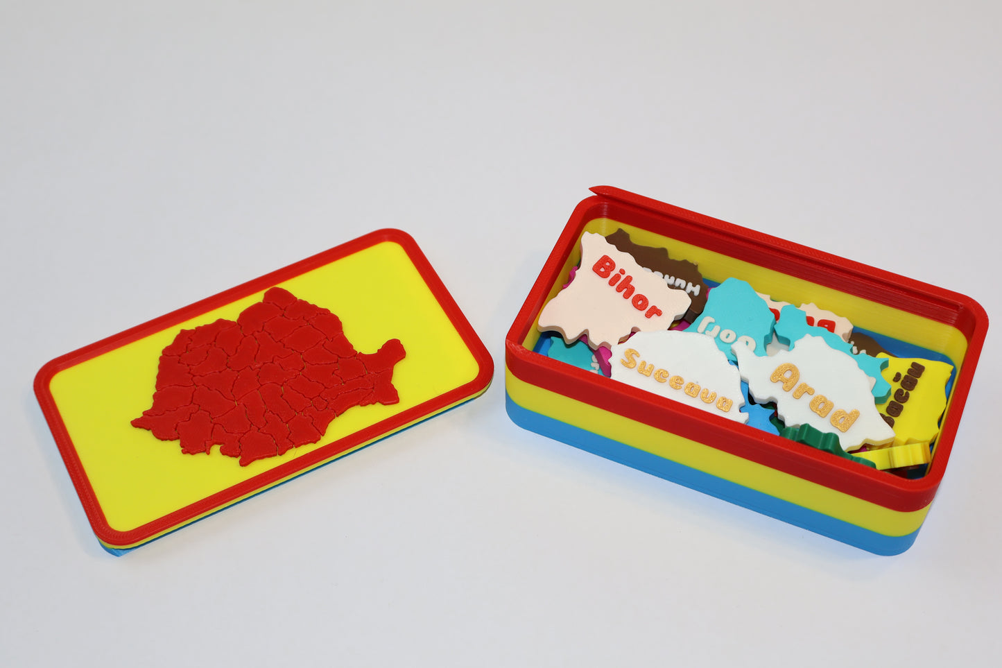 Puzzle educativ - Județele României