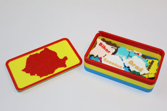 Puzzle educativ - Județele României