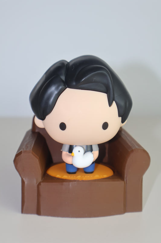 Fotoliu miniatural 3D pentru figurinele Friends McDonald’s