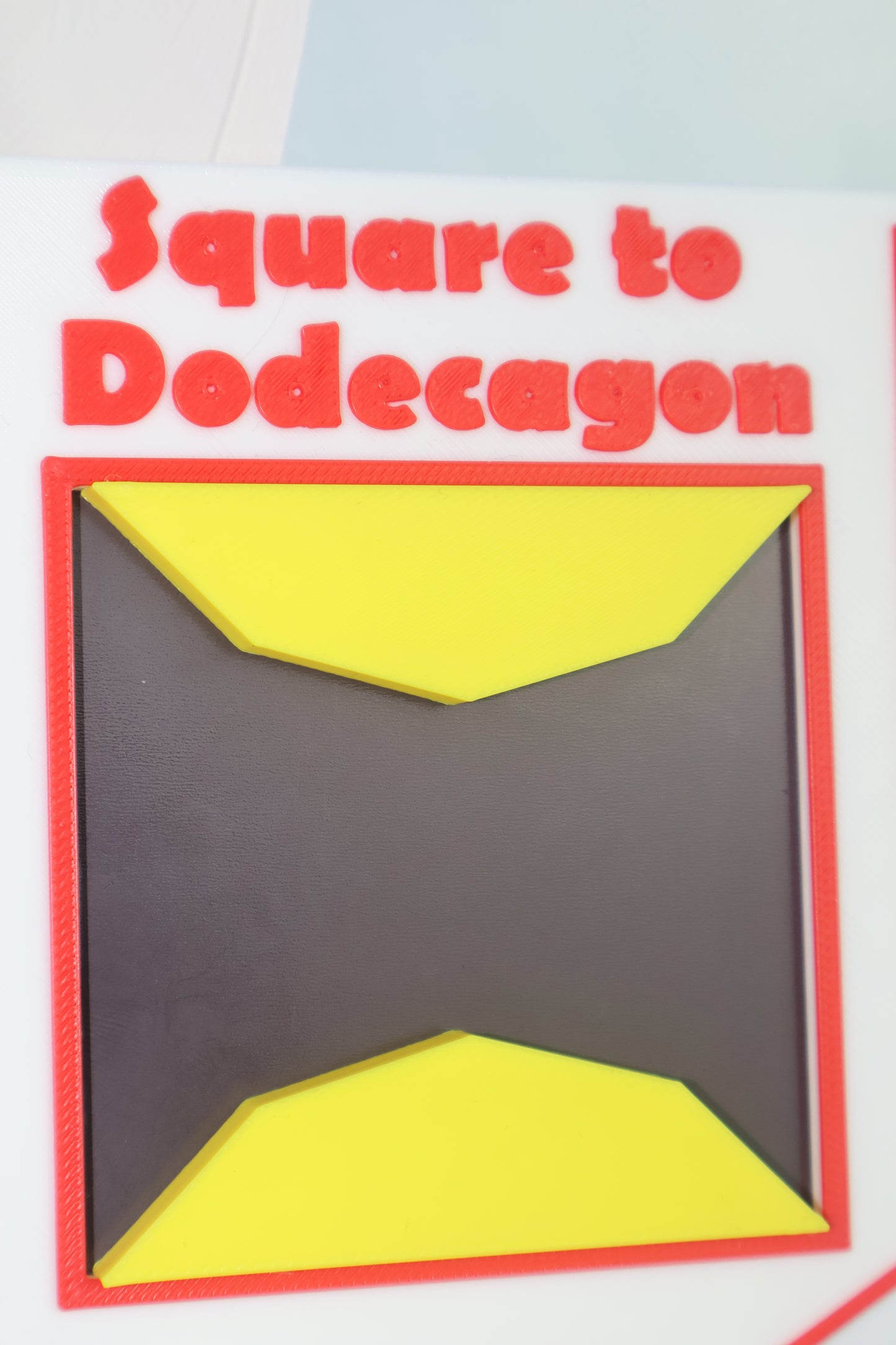 Brain Teaser Square to Dodecagon