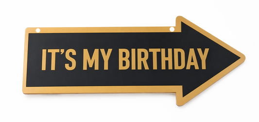 Semn decorativ „It’s My Birthday”