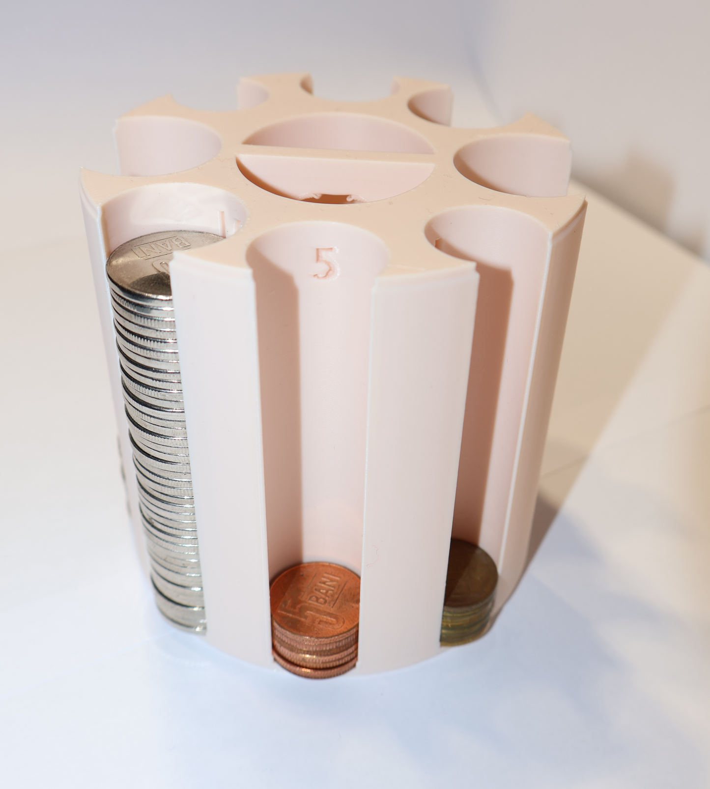 Organizator pentru monede românești - 1, 5, 10 și 50 de bani