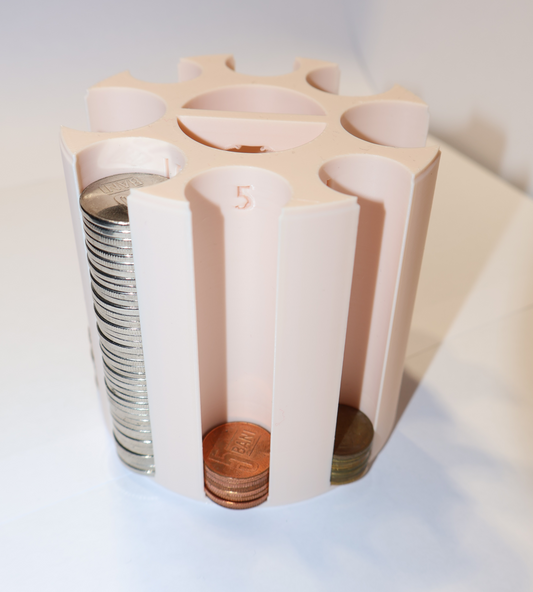 Organizator pentru monede românești - 1, 5, 10 și 50 de bani